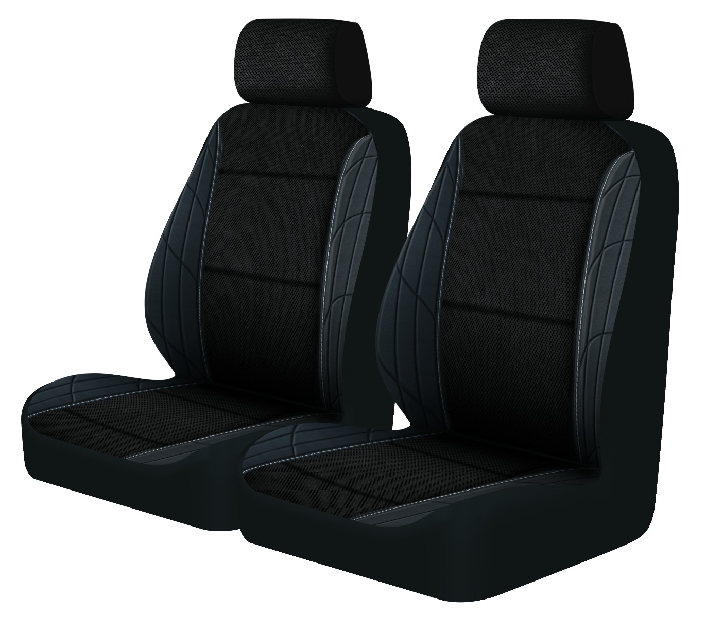 Custom Accessories Midnight Plush Seat Cover, Black
